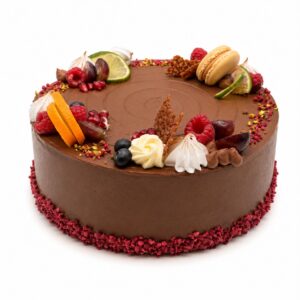Csokis-málna torta