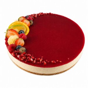 Málnás fehér csokis torta